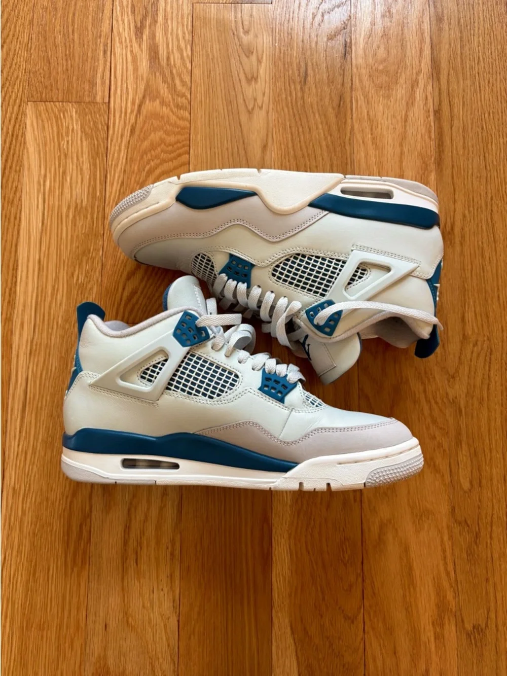 Size 9.5 - Air Jordan 4 Retro 2024 Military Blue Industrial Blue FV5029-141